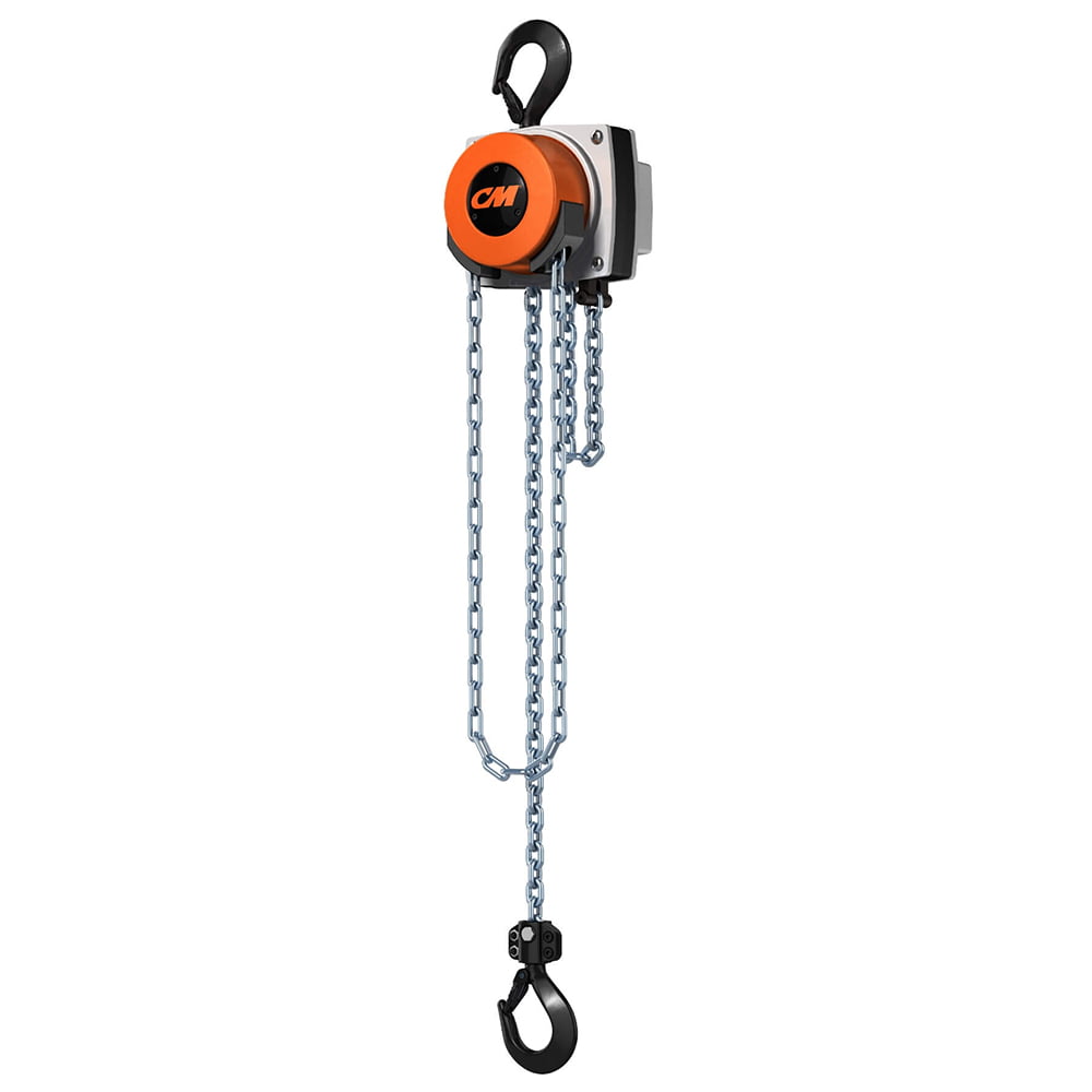 CM Hurricane 360 Hand Chain Hoist with Swivel Hook Suspension