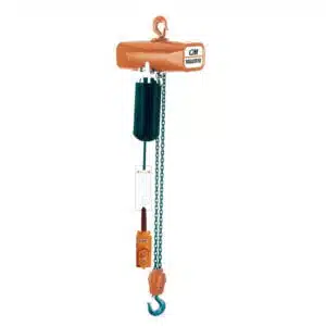 CM Valustar Electric Chain Hoist with Rigid Hook Suspension